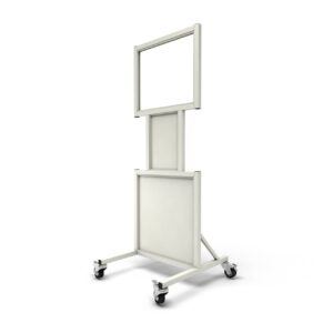Mobile Leaded Barrier With 50.8cm x 61cm Window